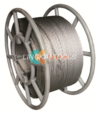 Corde di filo di acciaio leggere a 8/12 fili di 11 mm anti-torsione per corde a singolo conduttore o OPGW