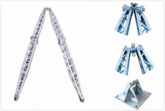 Torre/Palo di A Shape Lattice Gin Pole Strengthened For Erecting del modello di LBR