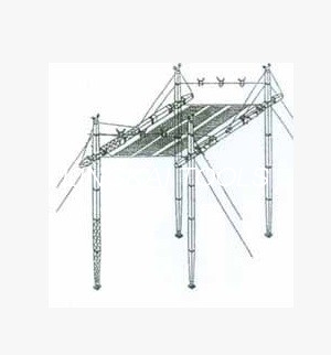 Torre di antenna rampicante di ripristino di emergenza con la struttura di alluminio dell'incrocio