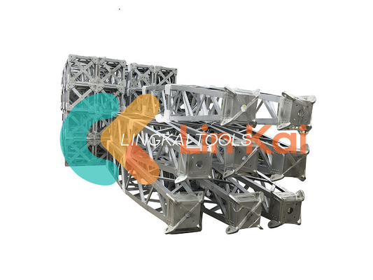 Max 600kn Capacità Torre Erettazione Gin Pole Legatura di alluminio A forma reticola Derrick Mast