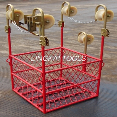 Linea di trasmissione di 4 pacchi che mette insieme la linea elettrica sopraelevata degli strumenti carretto aereo del carrello del distanziatore