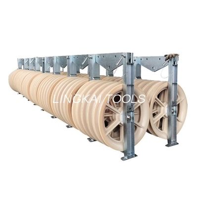 Conduttore di nylon Stringing Blocks della carrucola 60KN 660MM di MC