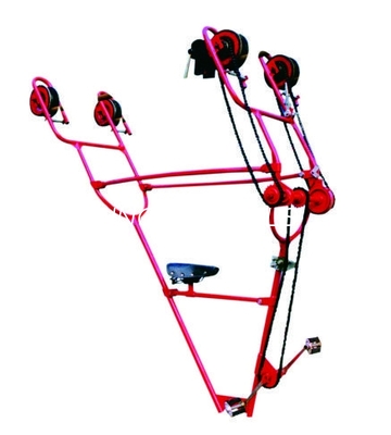 Carrelli di ispezione e linea sopraelevata carretti delle biciclette per Tow Bundle Conductors