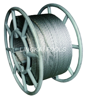 anti cavo metallico d'acciaio intrecciato di torsione di 13mm per il singolo conduttore Stringing