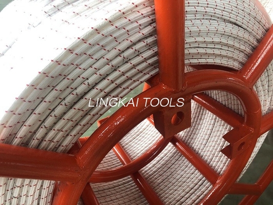 Conduttori pilota di Rope For Stringing sulla linea di trasmissione sopraelevata