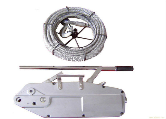 linea di spese generali dell'argano dell'estrattore del cavo di 32kn Tirfor che mette insieme gli strumenti