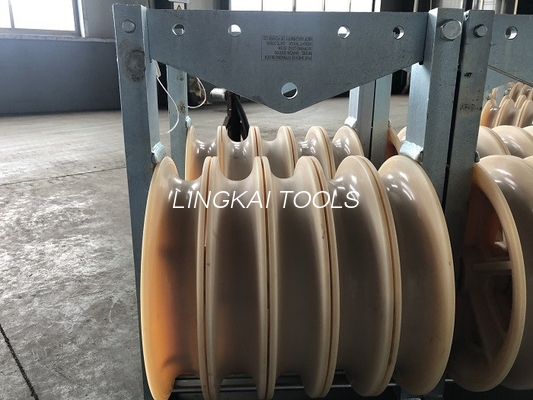 660 conduttore Pulley Stringing Block del cavo impacchettato delle ruote del grande diametro di millimetro covoni